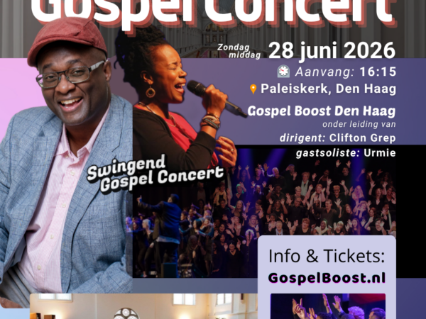 28 jun’26 | Welkom! Gospelconcert Den Haag